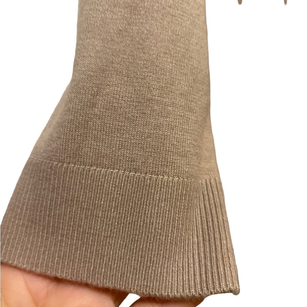 Grace Elements Knit Top Taupe Petite Medium - Picture 3 of 6